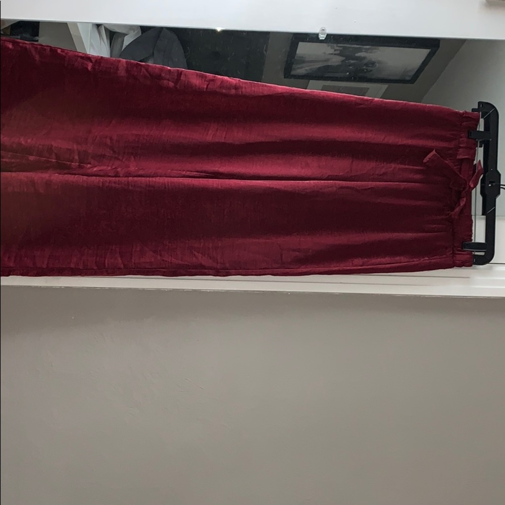 Wide leg palazzo pants